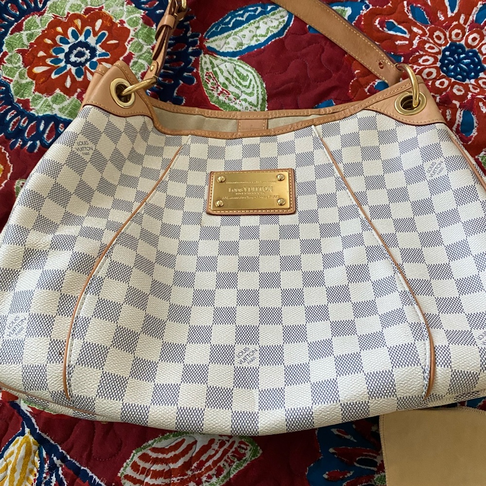 Authentic Louis Vuitton Ebene Azur Galliera PM